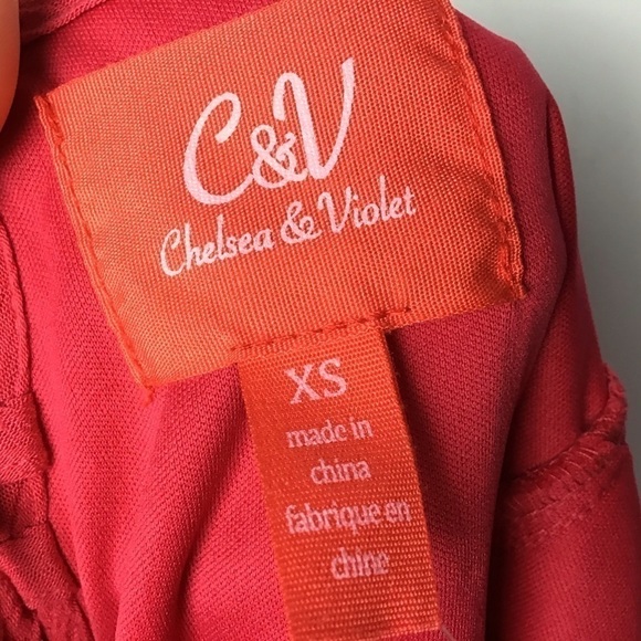 Chelsea & Violet Raspberry April Embroidered Dress - Picture 4 of 6